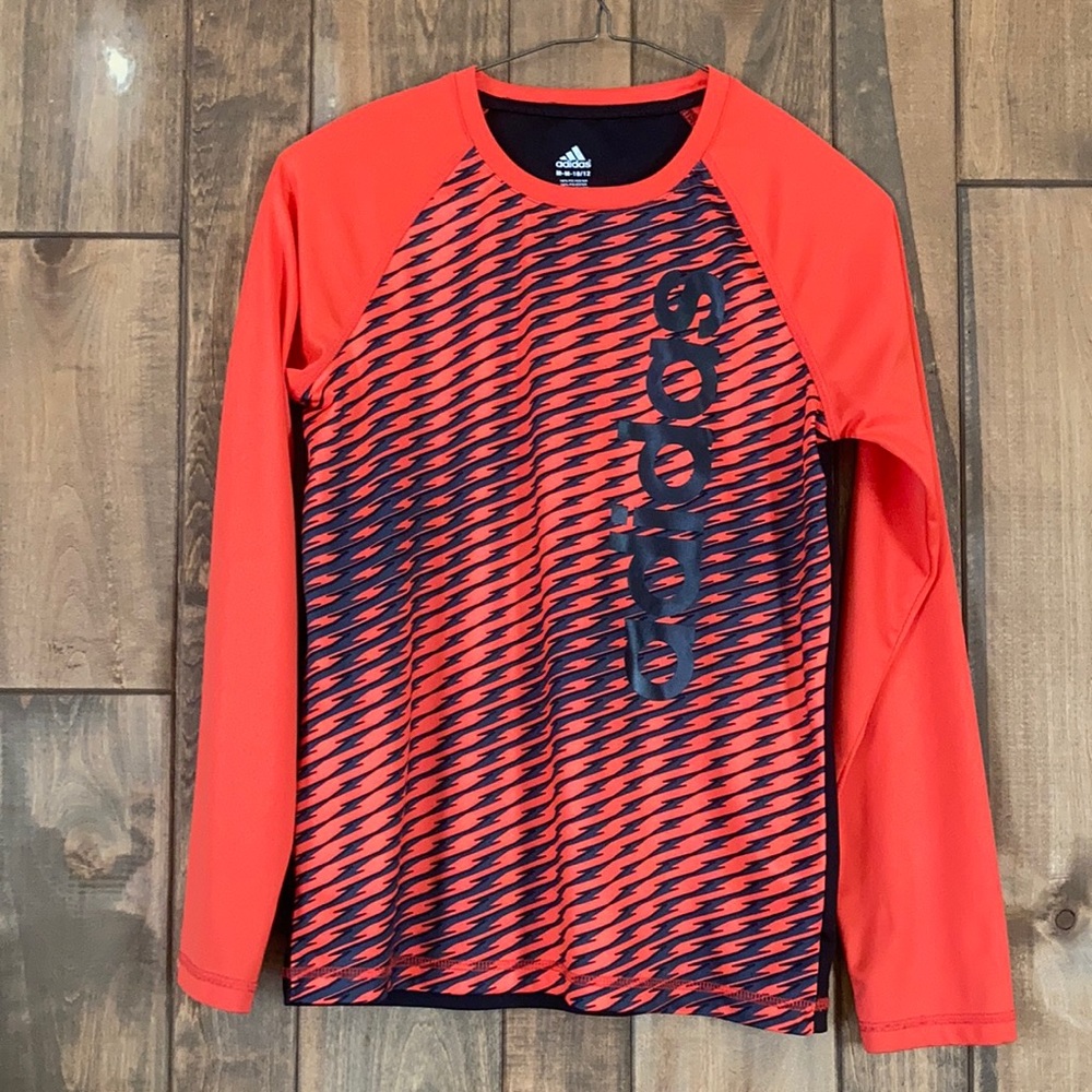 Adidas kids dry fit style long sleeved shirt